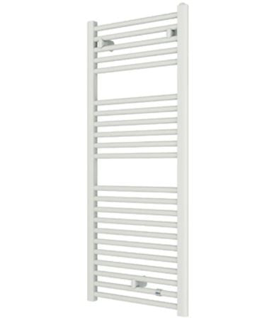 Sèche-serviettes carré blanc SQUARE - 120 x 50 cm, entraxe de 47 cm