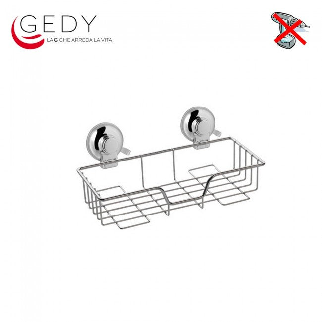 Shower caddy with suction cup mounting - GEDY HO20