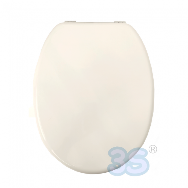 Abattant de toilette universel blanc en thermodurcissable - Gamme ACB Ercos Platinum
