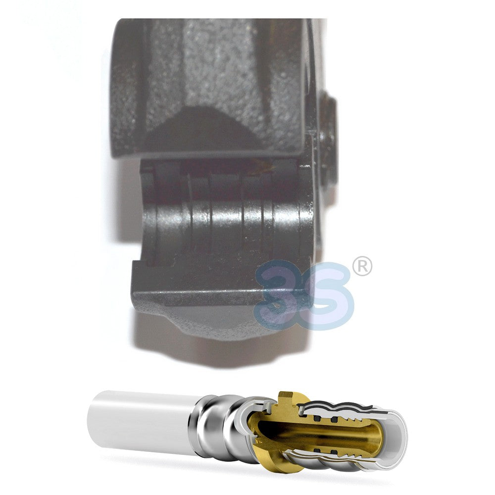 Pince à mâchoires serties profil TH Ø 16 mm raccords multicouches