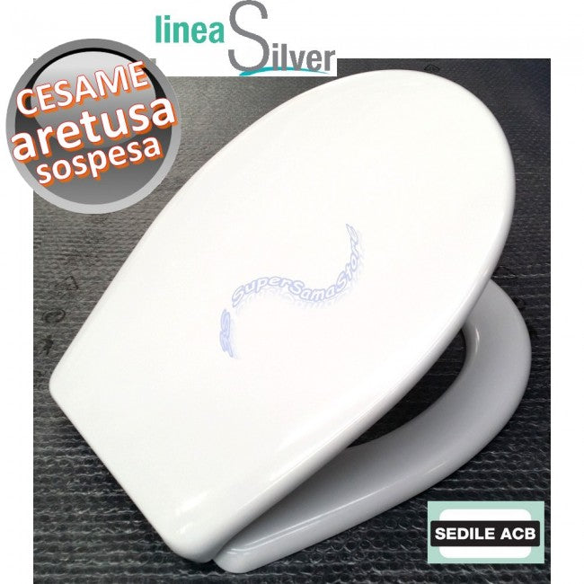Abattant de toilettes suspendu ARETUSA CESAME en thermodurcissable - ACB Ercos