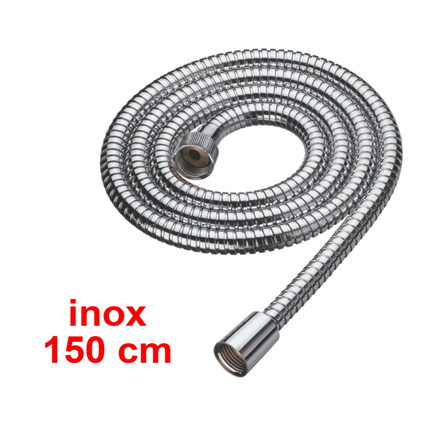 Tuyau de douche en acier inoxydable doublement estampé de 150 cm