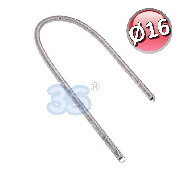 Ressort en acier pour le cintrage interne de tubes en contreplaqué Ø 16 mm