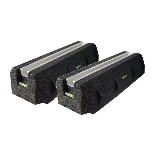 Paire de socles anti-vibrations ECO-BLOCK de 40 cm, capacité de charge 200 kg/pièce