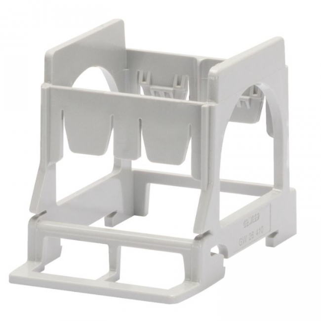 Support pour le montage des appareils Gewiss System sur rail DIN - 2 emplacements
