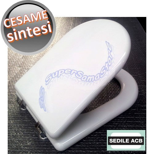 Abattant de toilettes SINTESI Cesame avec âme en bois - ACB Ercos