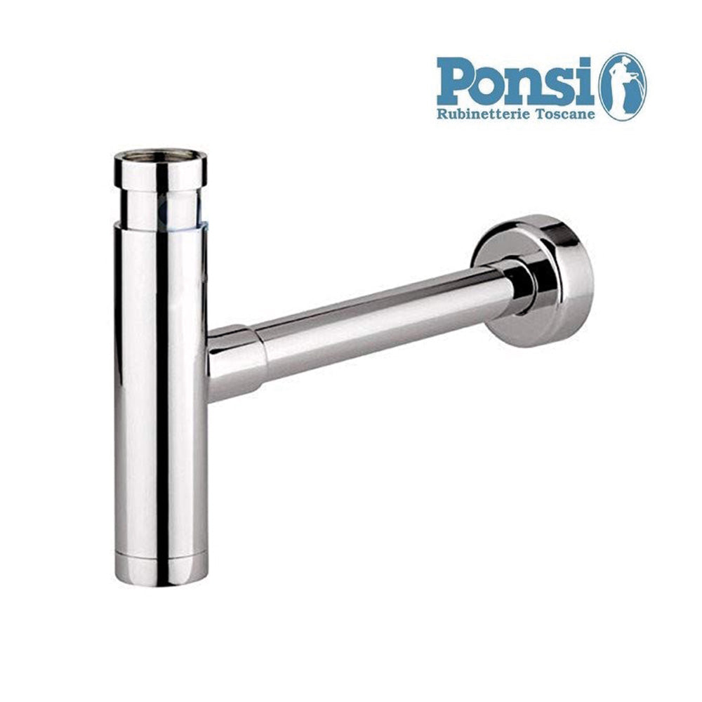 Siphon minimaliste rond en forme de bouteille pour éviers de 3,8 cm (1,5 po) - PONSI