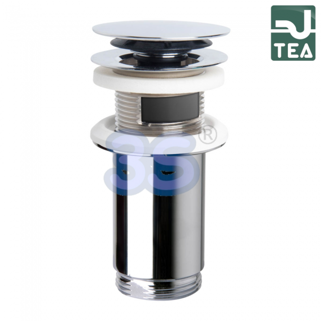 Bonde clic-clac TEA en laiton chromé pour lavabo et bidet - 7533.370.5