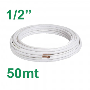 Pre-insulated copper coil 50m 1/2'' - air conditioning and refrigeration