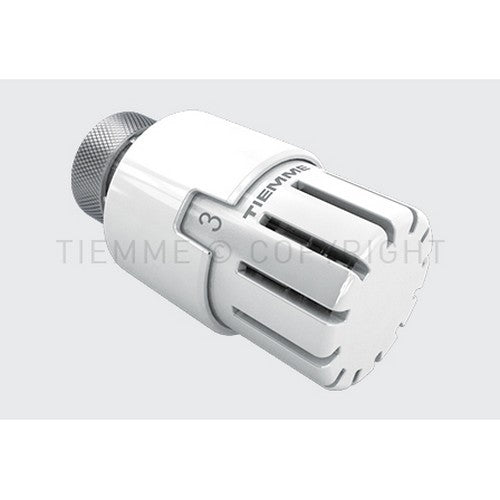 Tête thermostatique blanche universelle M30 x 1,5 - 9553 TIEMME