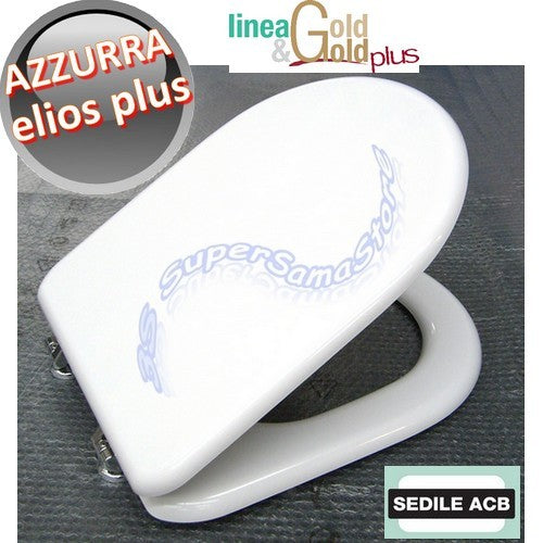 Abattant de toilette ELIOS PLUS, Ceramica Azzurra - marque ACB, ligne GOLD