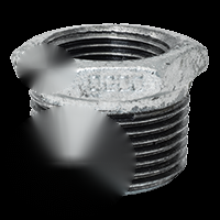 Raccord mâle 1/2'' x femelle 3/8'' en fonte malléable galvanisée