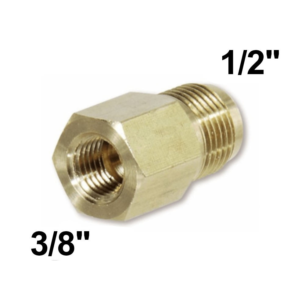 SAE M 1/2'' x F 3/8'' Reduced Joint Fitting