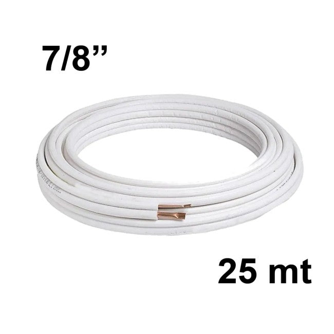 Pre-insulated copper coil 25 m 7/8'' - air conditioning and refrigeration