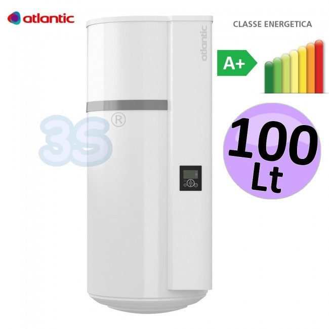 Pompe à chaleur murale CALYPSO VM Atlantic 100 lt - électrique classe thermodynamique A+ avec résistance auxiliaire