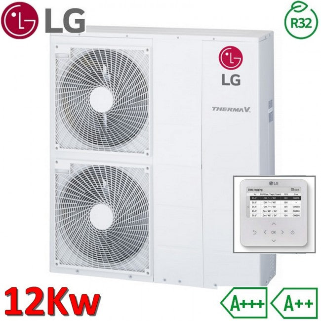 Pompe à chaleur air-eau LG Therma V Monobloc S R32 12,0 kW 220 V