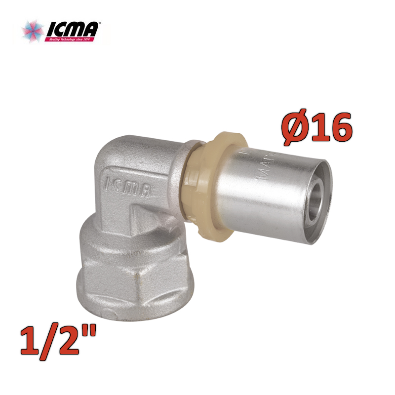 ICMA 405 - Raccord femelle coudé SEMPITER® 16x1/2''
