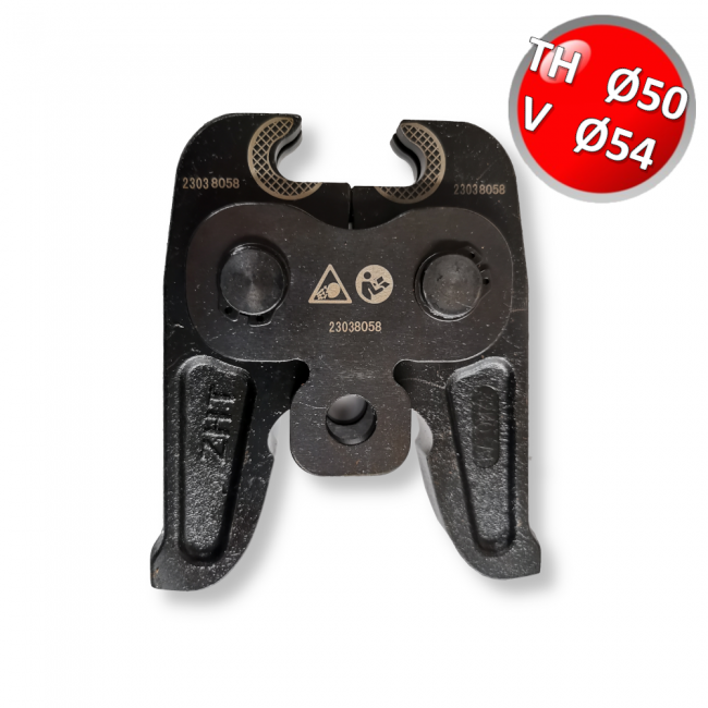 Adaptateur pour mâchoire de pression à profil TH Ø 50 - 63 et V Ø 42 - 54 mm