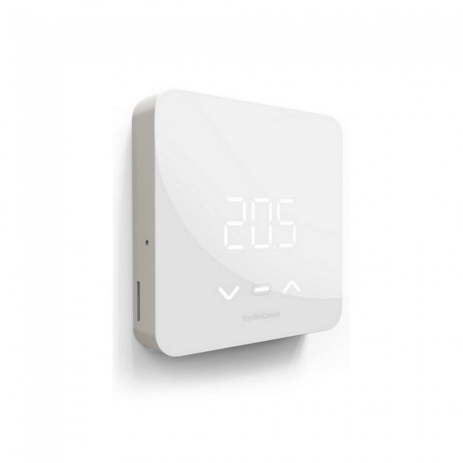 C800WIFIQ - Square LED battery-powered chronothermostat with smart functions and WiFi connection