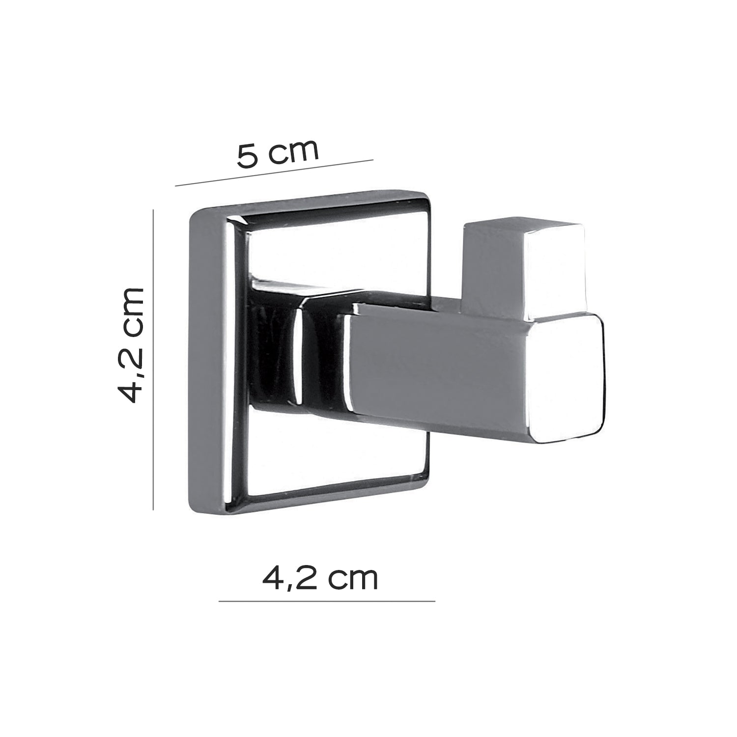 Porte-manteau simple en acier - COLORADO GEDY