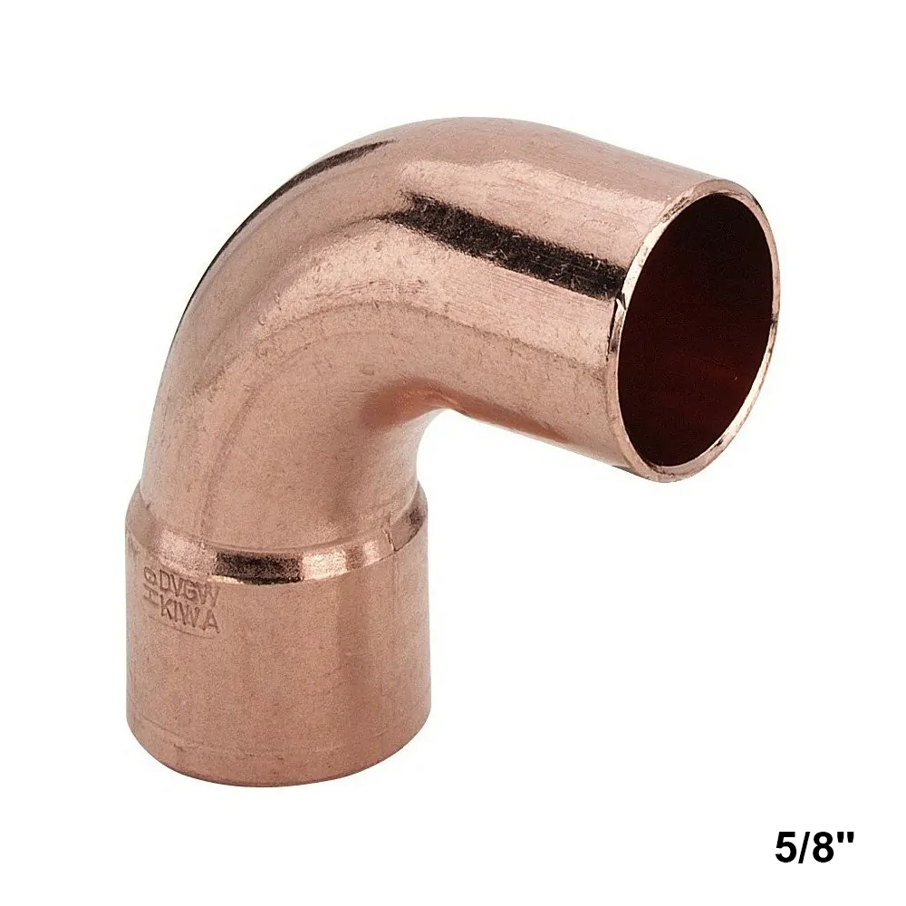 90° Copper Solder Elbow M-F 5/8'' - 15.88 mm