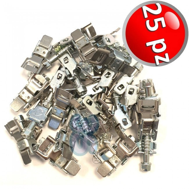 Collier de serrage pour collier de serrage métallique avec vis hexagonale - boîte de 25 pièces