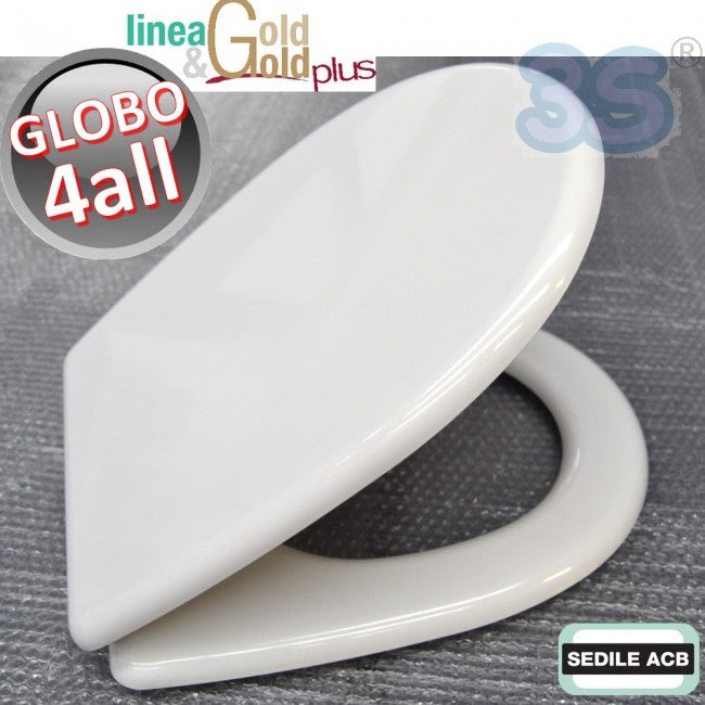 Abattant de toilette 4ALL Ceramica Globo - ACB Ercos Gold Line