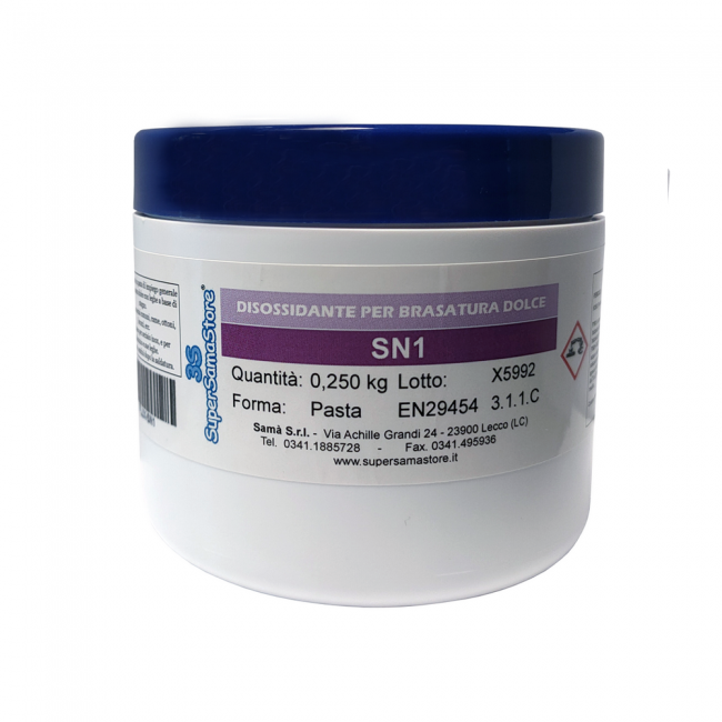 Poudre dioxydante pour brasage et soudage tendre - Flux de brasage SN1