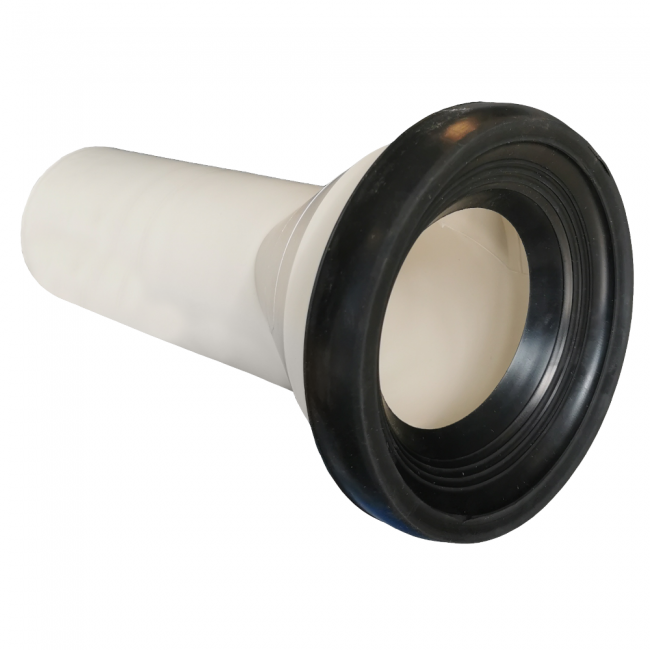 Manchon rigide excentrique Ø90 x 310 mm pour l'évacuation des toilettes