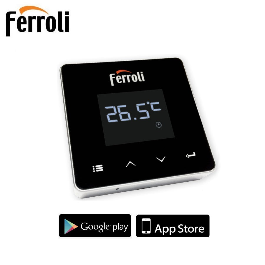 Chronothermostat Ferroli CONNECT à modulation par télécommande Wi-Fi - thermorégulation avancée