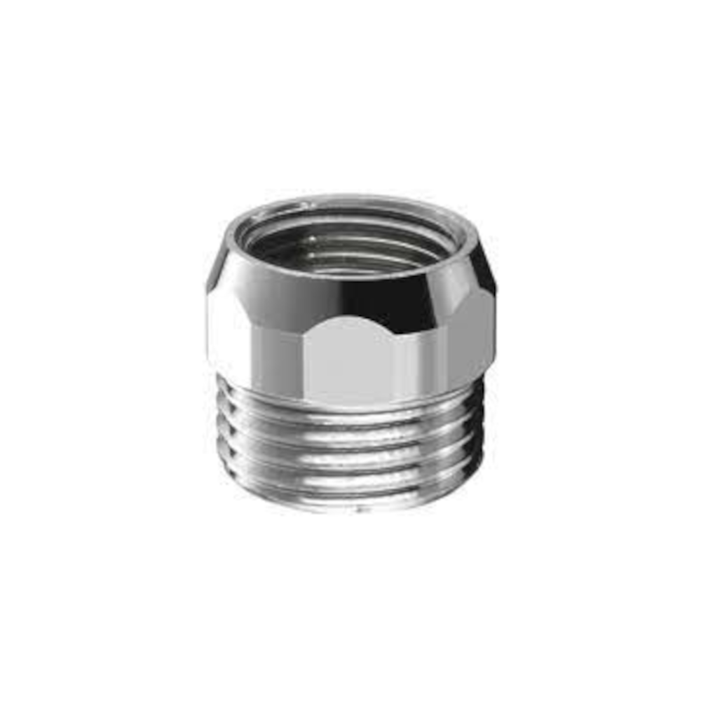 Réducteur en laiton chromé, mâle 1/2'' x femelle 3/4''