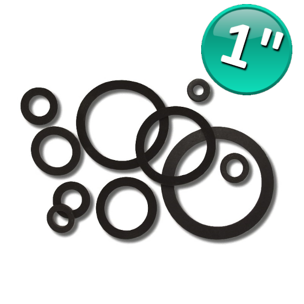 Joint SBR 70sh noir pour raccords 1'' - 1 PIÈCE