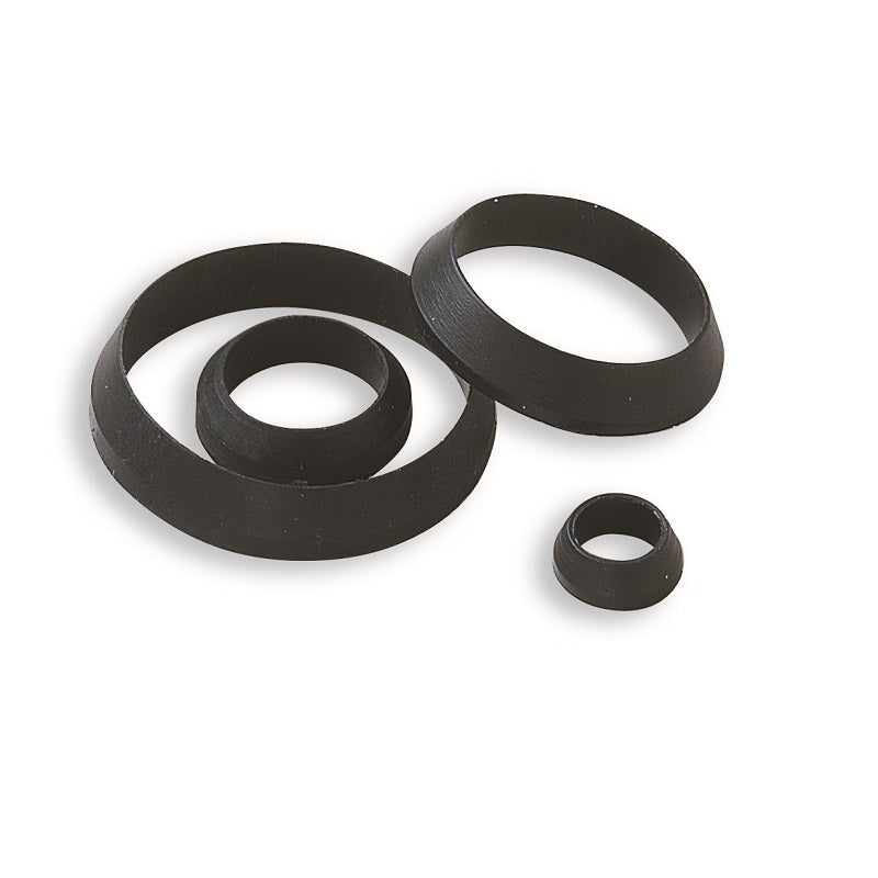 1 pièce - Joint conique souple en PVC noir pour raccords de siphon 1''1/2 x 40 mm