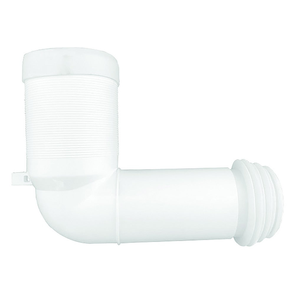 Coude technique à 90°, raccourcissable Ø 110 mm pour chasse d'eau de WC sur pied