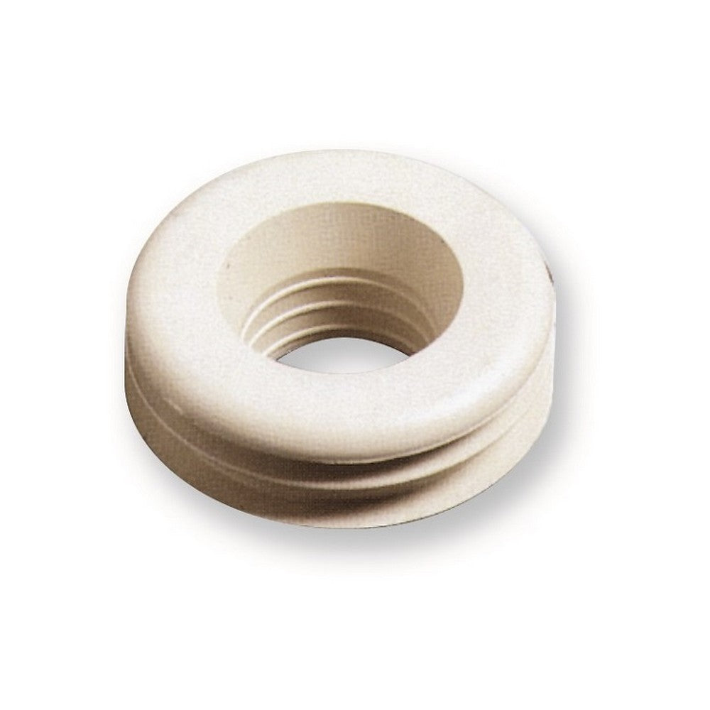 Collier de serrage en caoutchouc blanc pour toilettes, 60 x 30 mm