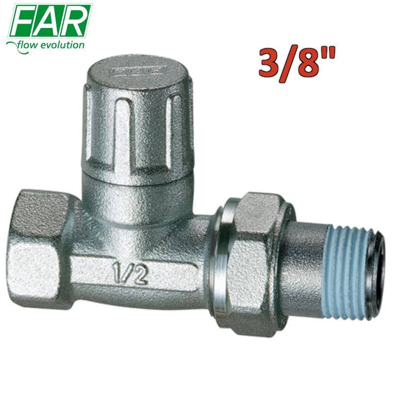 1400 - Support droit 3/8'' pour raccord de tuyau en fer - FAR