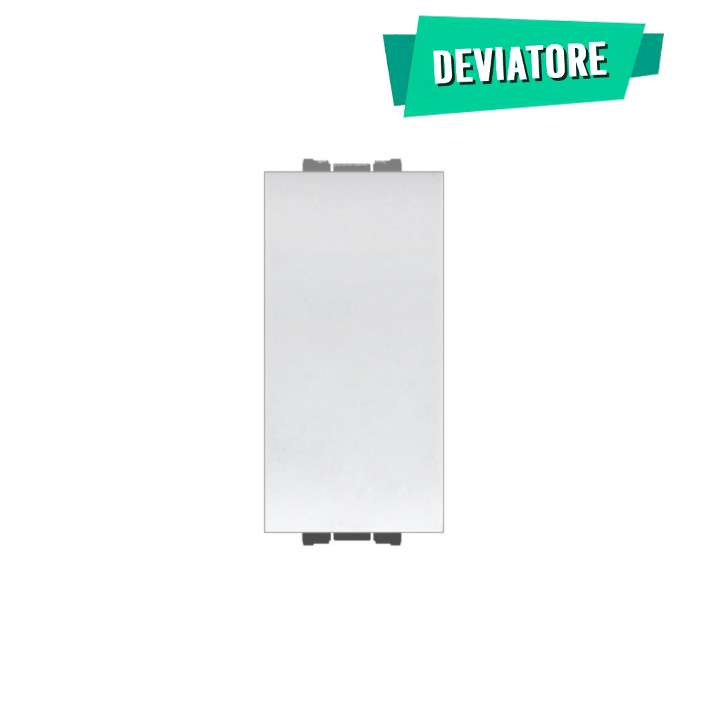 Interrupteur inverseur unipolaire 16 A compatible avec Living International / Light-February Electric