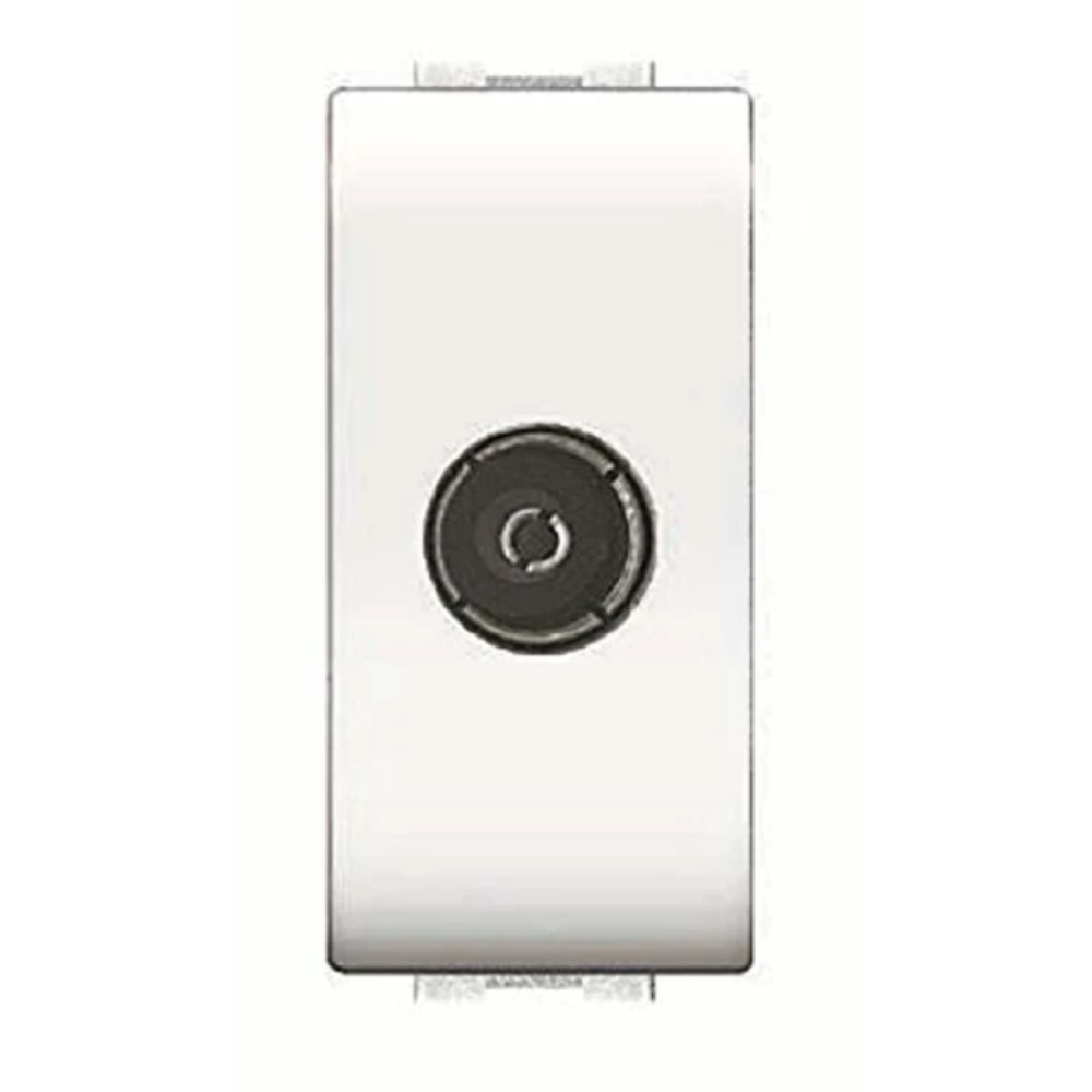 Connecteur femelle coaxial TV satellite - Feb Electric 14048/1WH