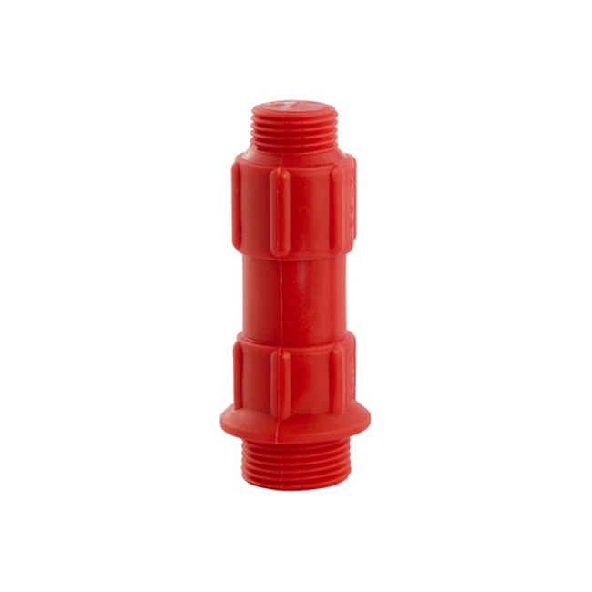 Bouchon en plastique rouge pour test du système MM 1/2'' x 3/4''