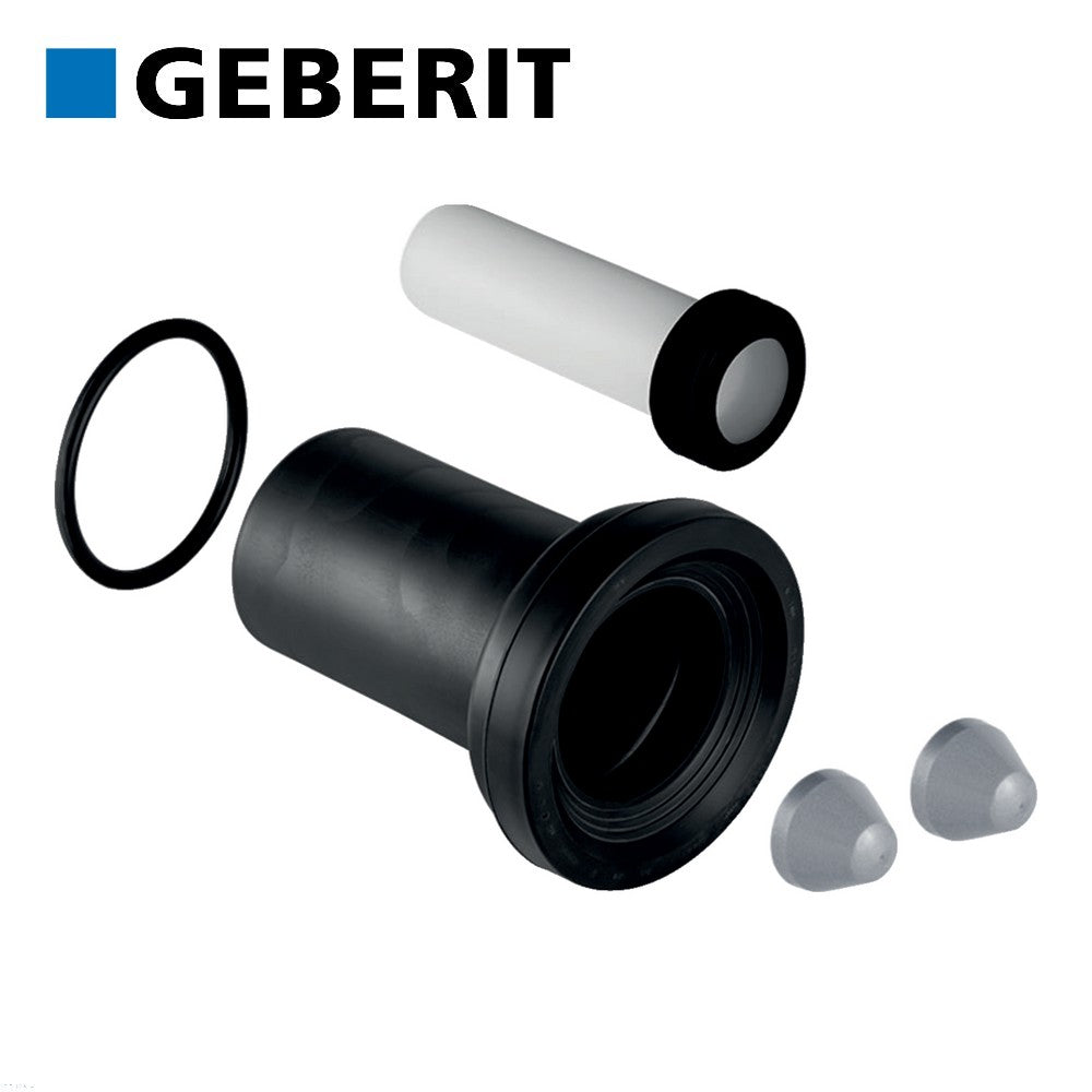 Kit de raccordement Geberit 18,5 cm pour WC suspendus, avec joint à lèvre.