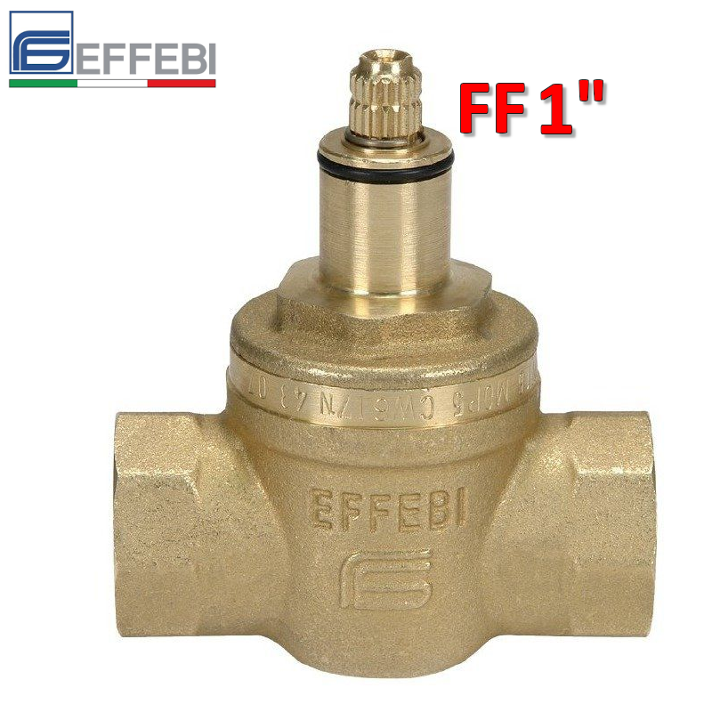 Robinet extractible femelle-femelle INCAS EXTRA avec bille de 1 pouce revêtue de téflon
