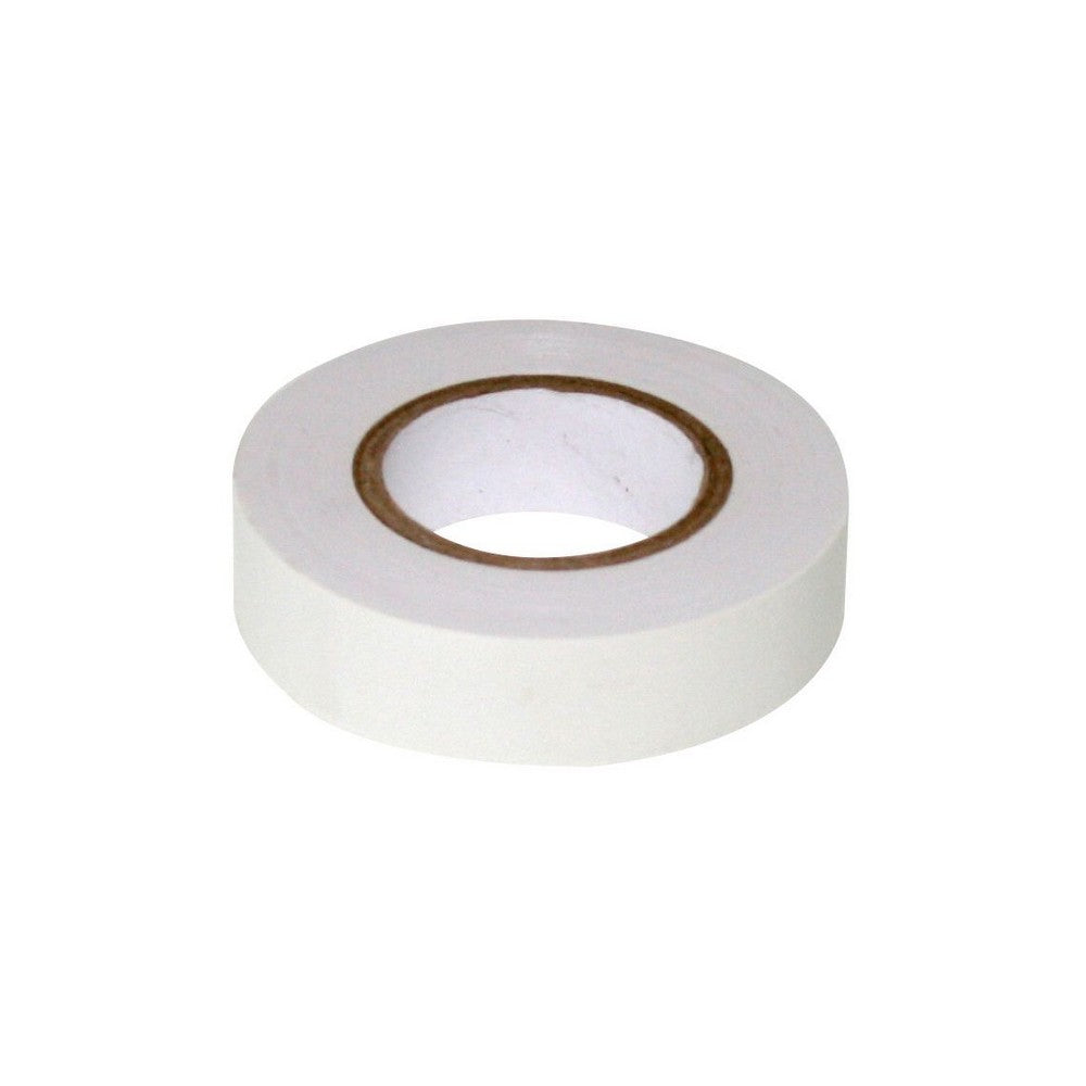 Ruban isolant blanc, 19 mm de large, 25 m de long - idéal pour les câbles électriques