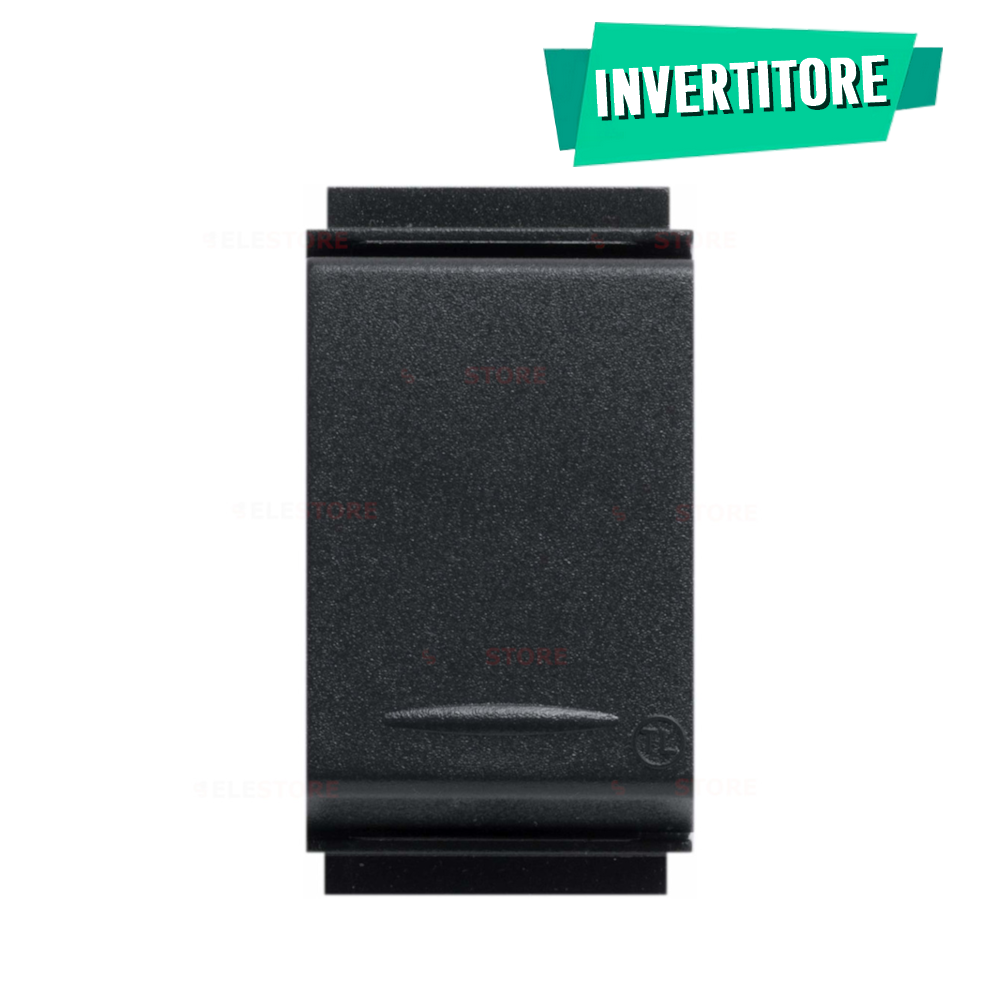 Onduleur unipolaire noir 10 A compatible avec Living Classic 4512 - Feb Elettrica