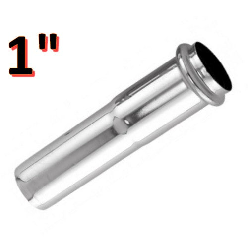 Rallonge en laiton chromé de 130 mm pour annexe de Ø 26 mm