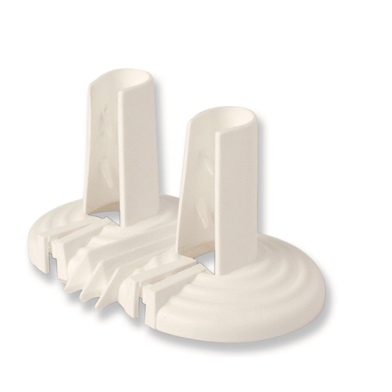 Embase à double goupille pour vanne de radiateur monotube