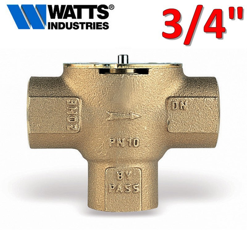 Vanne de zone en bronze 3 voies WATTS ARCA F-F-F 3/4