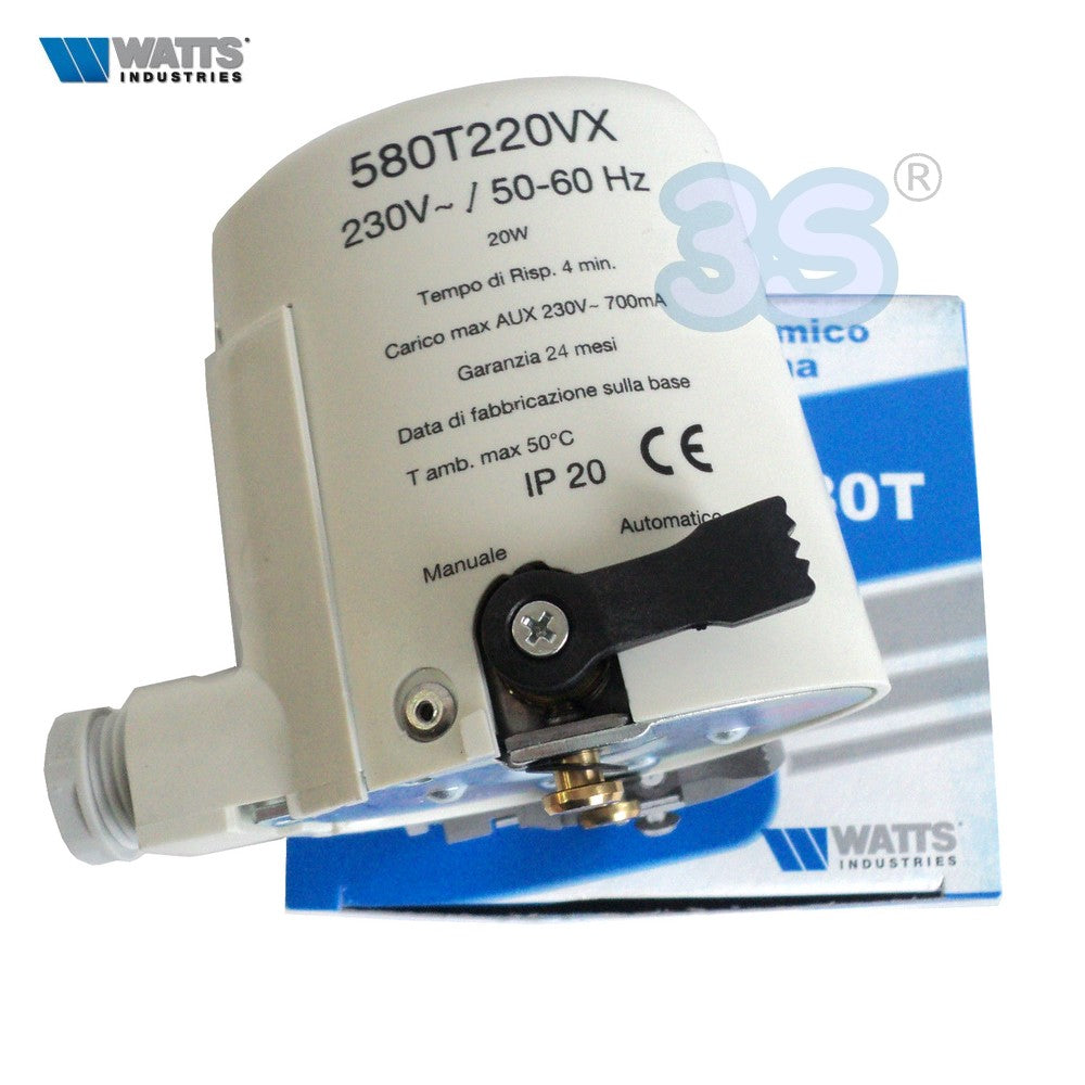 Actionneur électrothermique Watts Cazzaniga pour vannes de zone 580T 220 V