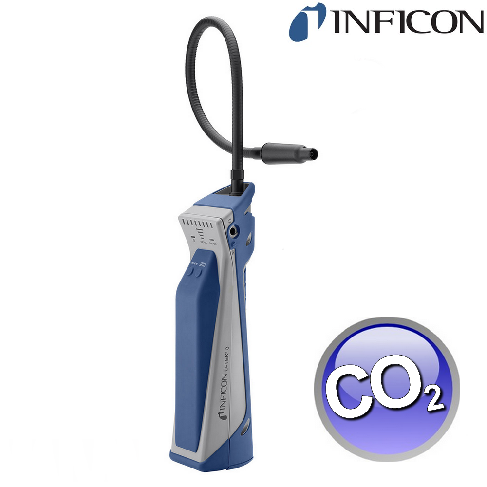 Détecteur de fuites de gaz réfrigérant infrarouge électronique INFICON D-Tek 3 - 1 g/an - CO2 (dioxyde de carbone)