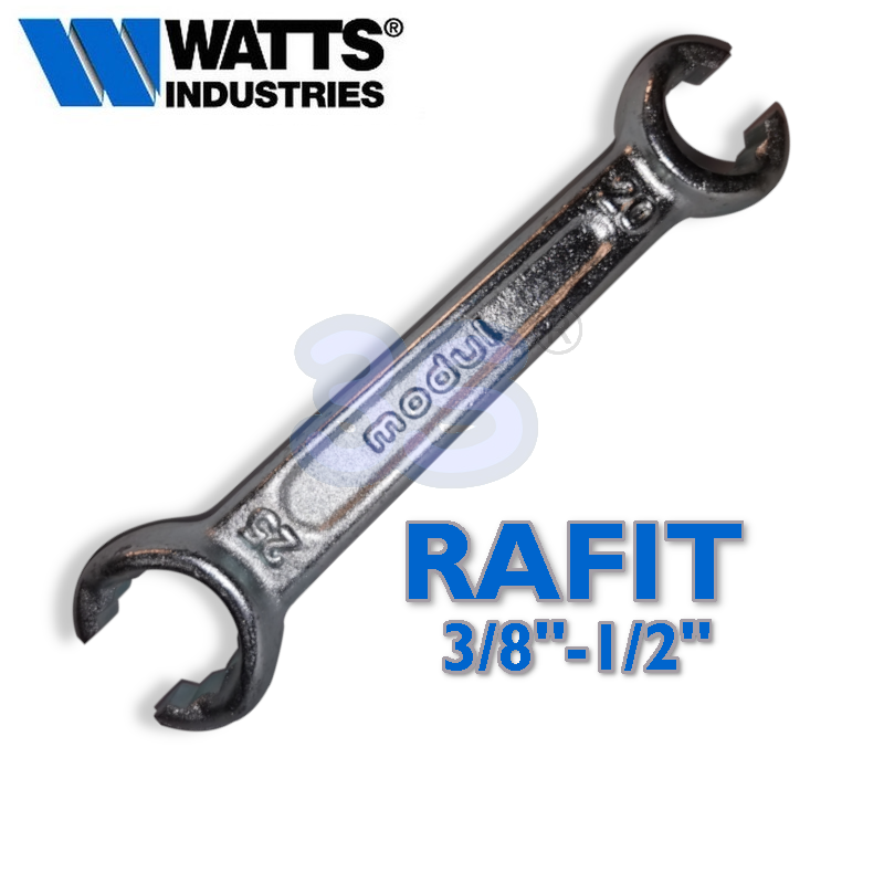 Clé de serrage en acier pour raccords RAFIT+ et 820R WATTS - 3/8'' et 1/2''