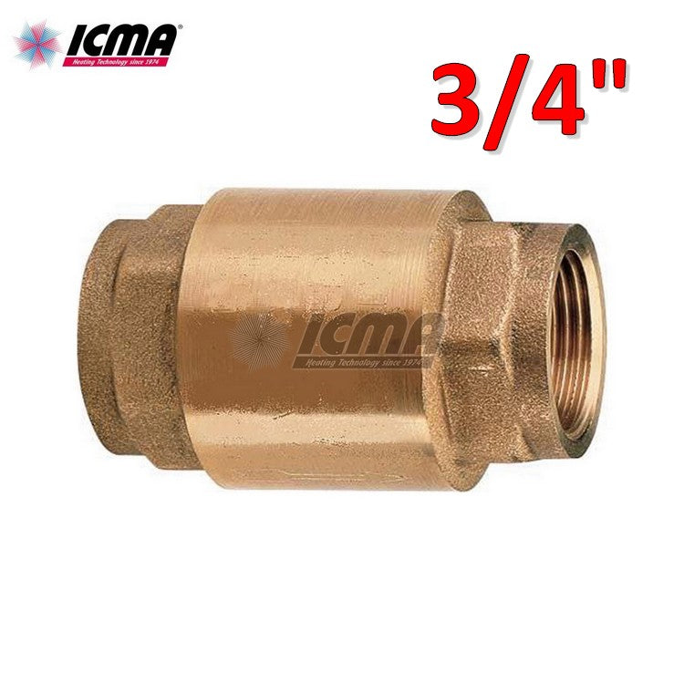 Clapet anti-retour MONDIAL 3/4'' avec obturateur en laiton